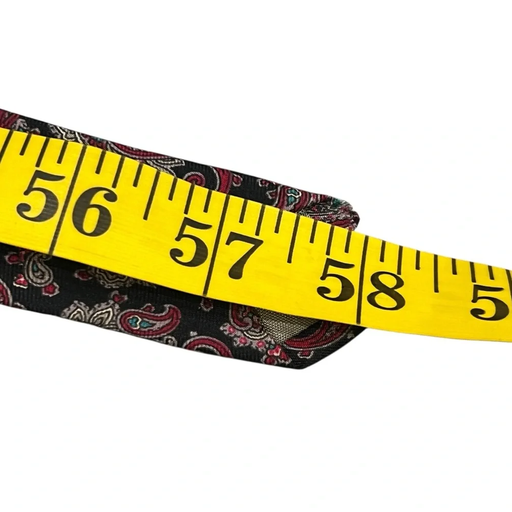 Dior Paisley Silk Tie - Black and Red